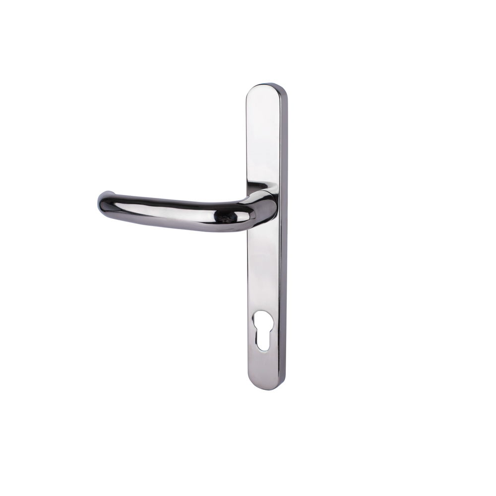 External Door Handles Stainless Steel Black Levers SD Hardware